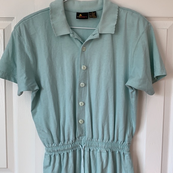 Vintage Liz sport baby blue dress small - Picture 3 of 5